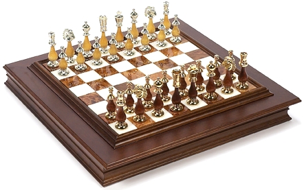Francesca Chessmen & Alabastro Cabinet Board from Italy