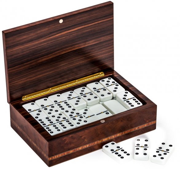(image for) Bello Collezioni - Via Firenze Luxury Double Nine Dominoes Set from Italy - Click Image to Close