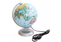 (image for) Children's Lighted Learning Globe with Animals 10"