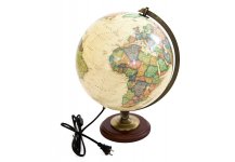 (image for) The Nobel Globe with Lighting 12". Made in The USA