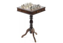 (image for) Bello Collezioni - Camila Chessmen & Frizoni Chess Table from Italy