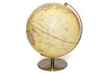 (image for) Globe of The World with Raised-Relief & Bronze Base 12"