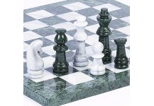 Central Park South Marble Chess Set