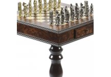 (image for) Lorenzini Chessmen & Frizoni Chess Table from Italy