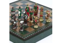 (image for) Bello Collezioni - Lorenzini Hand Painted Chessmen from Italy