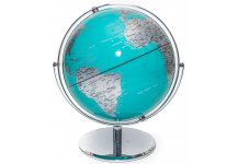 (image for) Turquoise Globe of The World 10"