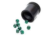 (image for) Bello Games Professional Geninue Leather Ribbed Dice Cup