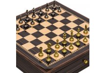 (image for) Stefano Jr., Chessmen From Italy & Seventh Avenue Chess Board