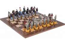 (image for) American Civil War Chessmen Extra Large & Columbus Ave. Board
