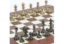 (image for) Bello Stefano Chessmen from Italy & Astor Place Board from Spain