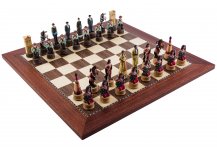 (image for) American West Chessmen & Astor Place Chess Board From Spain