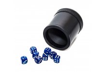 (image for) Bello Games Professional Geninue Leather Ribbed Dice Cup