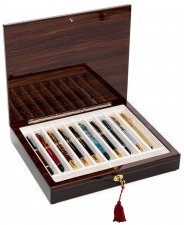 Bello Collezioni - Pisa Luxury Italian Made Ebony Wood Pen Box