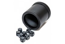 (image for) Bello Games Professional Geninue Leather Ribbed Dice Cup