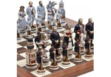 (image for) American Civil War Luxury Chessmen from Italy & Astor Board