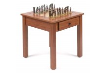 (image for) Medieval Chessmen & Lincoln Center Game Table