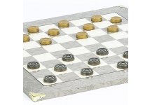 (image for) Greenwich Checkers Board from Spain & Bella Gina Checkers