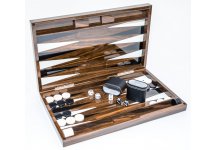 (image for) Christopher Street Deluxe Lacquered Backgammon Set 18 1/4"