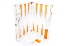 (image for) Bello New York's Deluxe Acrylic Backgammon Set
