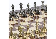 (image for) Bello Stefano Chessmen from Italy & Columbus Ave. Board