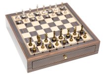 (image for) Astor Row Chessmen & Seventh Avenue Chess Board with Drawers