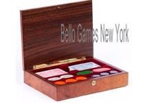 (image for) Bello Collezioni - Carmela Poker Chips and Card Set from Italy