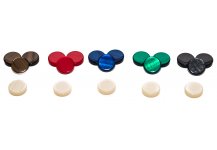 (image for) Venus Deluxe Marbleized Pearl Type Backgammon Checkers