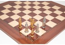 (image for) Bello Collezioni - Camelot Luxury Chessmen Drenched in 24K Gold/Silver Plate from Italy