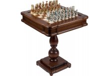 (image for) Cleopatra Queen of The Nile Chessmen & Verona Game Table