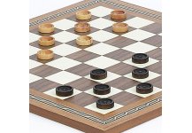 (image for) Fulton Street Checkers Board from Spain & Amsterdam Checkers