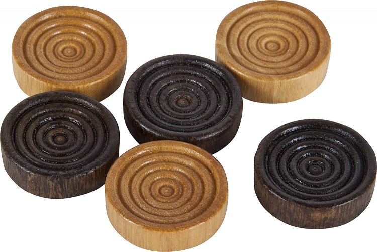 (image for) Bello Games Amsterdam Avenue Wooden Checkers - Click Image to Close