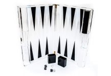 (image for) Bello New York's Deluxe Acrylic Backgammon Set