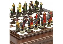 Robin Hood & The Sheriff of Nottingham Chessmen & Marble Board (image for) Robin Hood & The Sheriff of Nottingham Chessmen & Marble Board