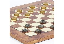 (image for) Bello Collezioni - Agostino Checkers Board & Bella Gina Checkers from Italy