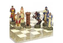 (image for) Hand Painted Crusade Chessmen Extra Large