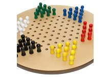(image for) Bello Games Deluxe Giant Size Chinese Checkers Set 17".