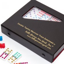 (image for) Mexican Double Twelve Professional Dominoes Set with Dots
