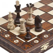 Sullivan Street Maple/Walnut Finished Tournament Chess Set
