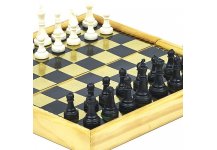 Battery Place Folding Magnetic Chess Set