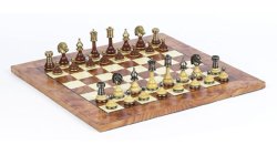 (image for) Staunton Chess Sets Wood/Brass